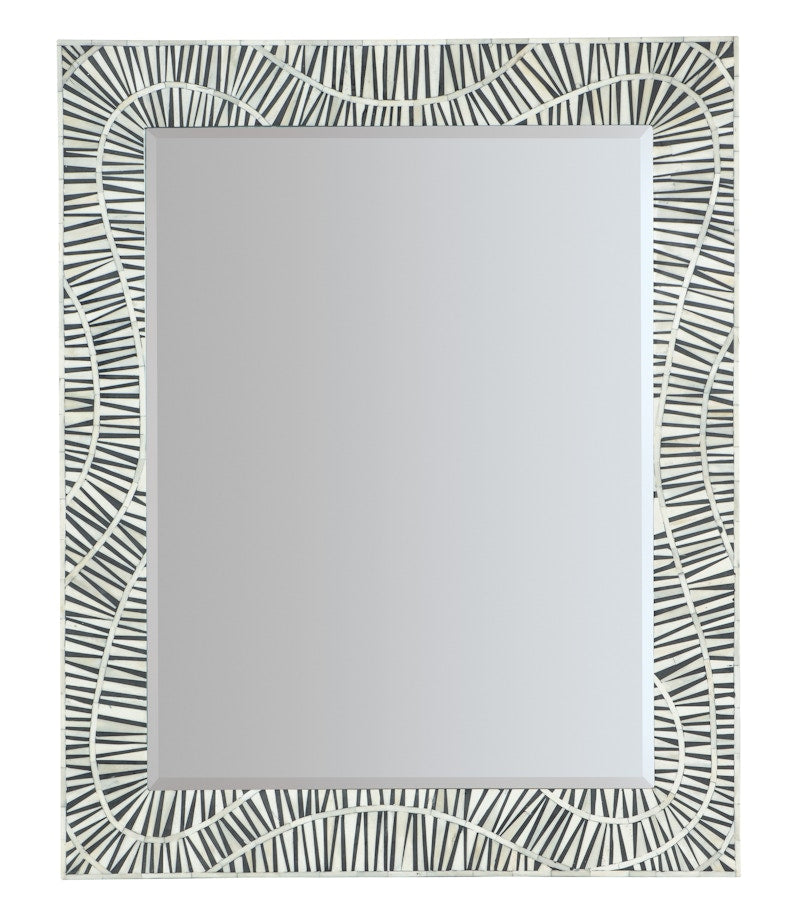 COMMERCE AND MARKET TIGER TOOTH VERTICAL MIRROR - Kings Fine Art & Decor