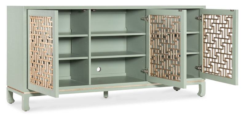 Hooker Furniture Commerce and Market Trellis Enertainment Credenza 7228-55036-35