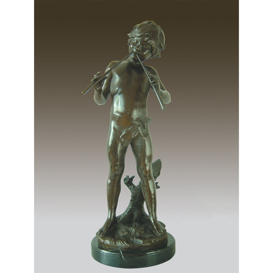 Bronze Boy with Flute