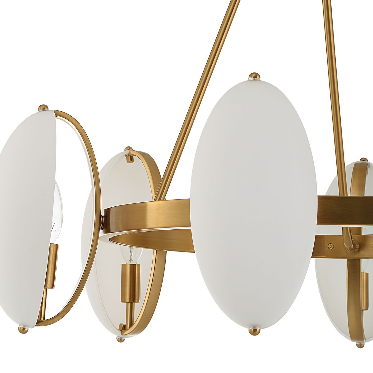Oviform, 6 Lt Chandelier
