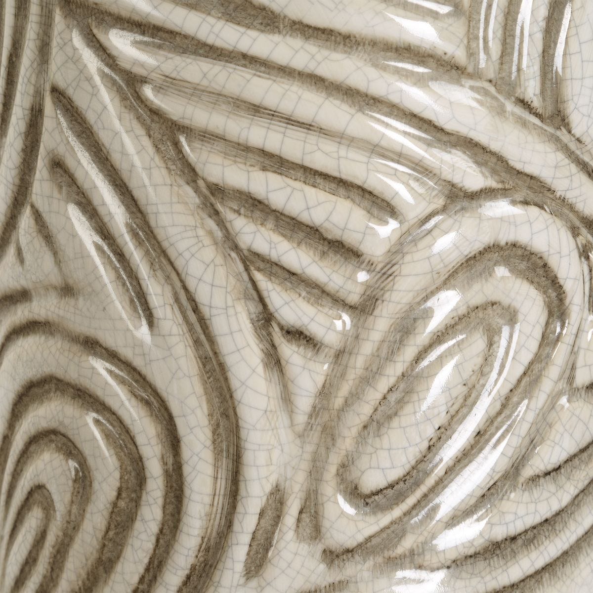 Timber Swirl Vases, S/2