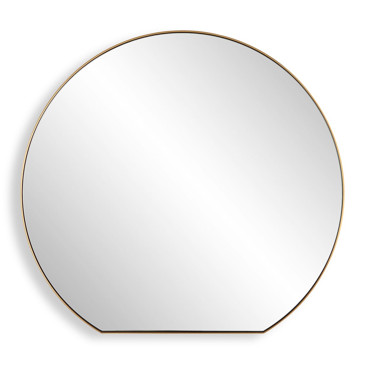 Cabell Small Mirror, Brass - Kings Fine Art & Decor