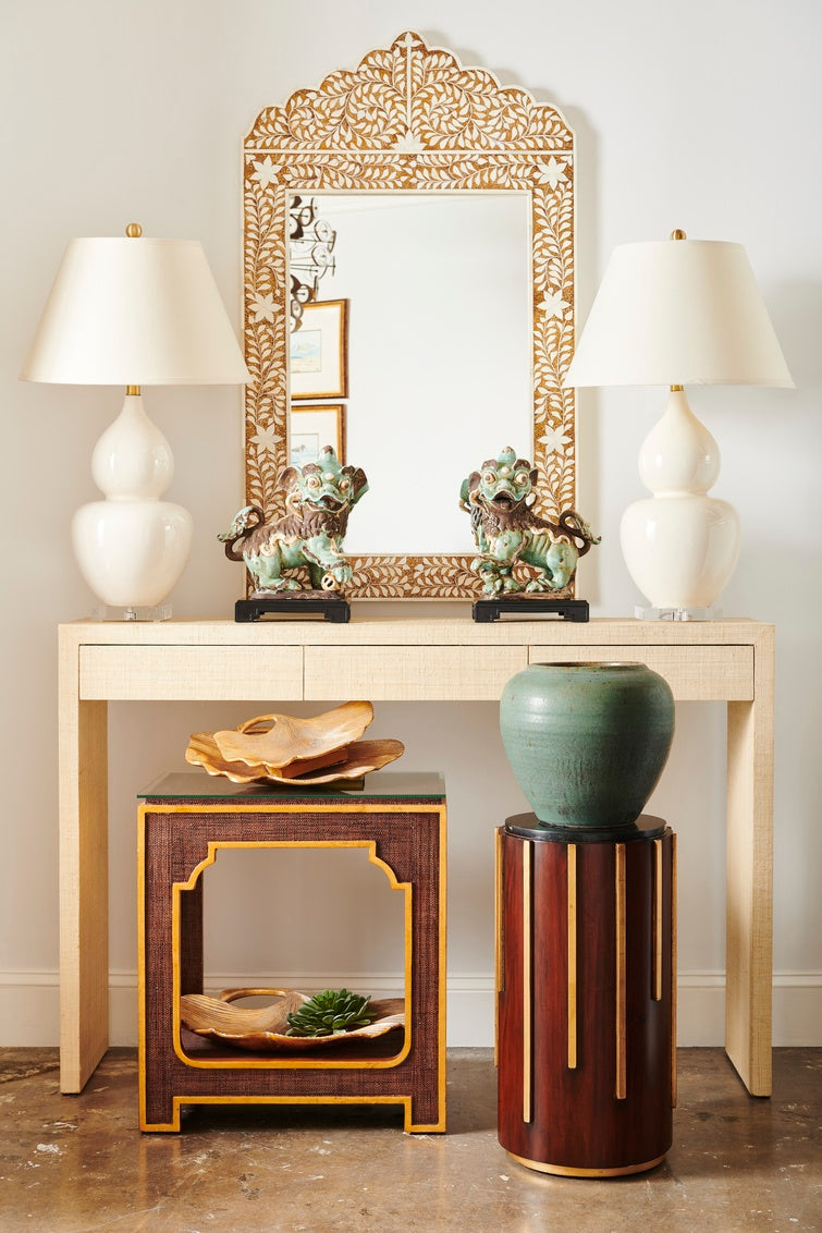 Crown Mirror - Brown