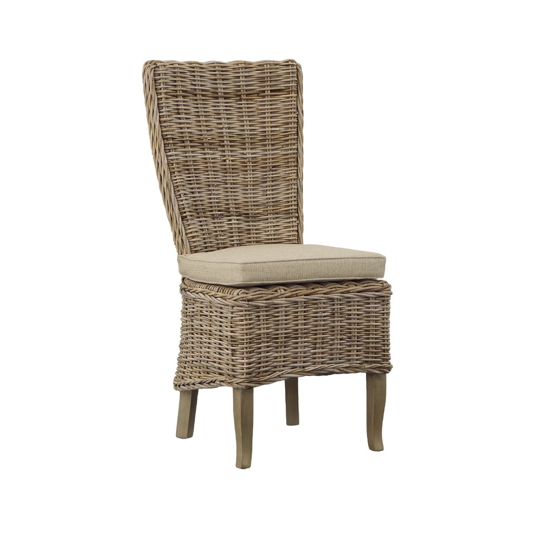 Woven Kubu Highback Side Chair - Kings Fine Art & Decor
