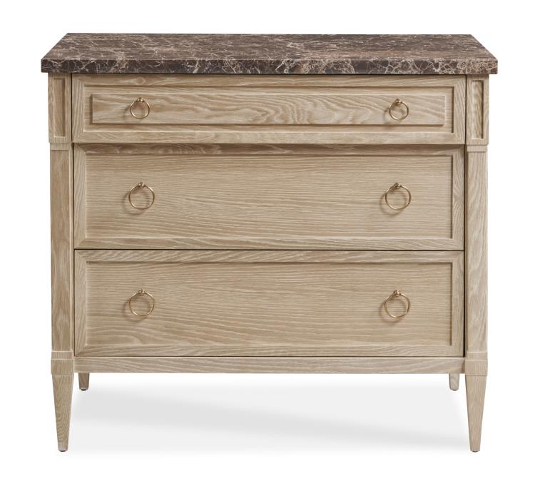 maison-'47-drawer-chest-with-marble-top---blonde-cerused-89A-202M-V1