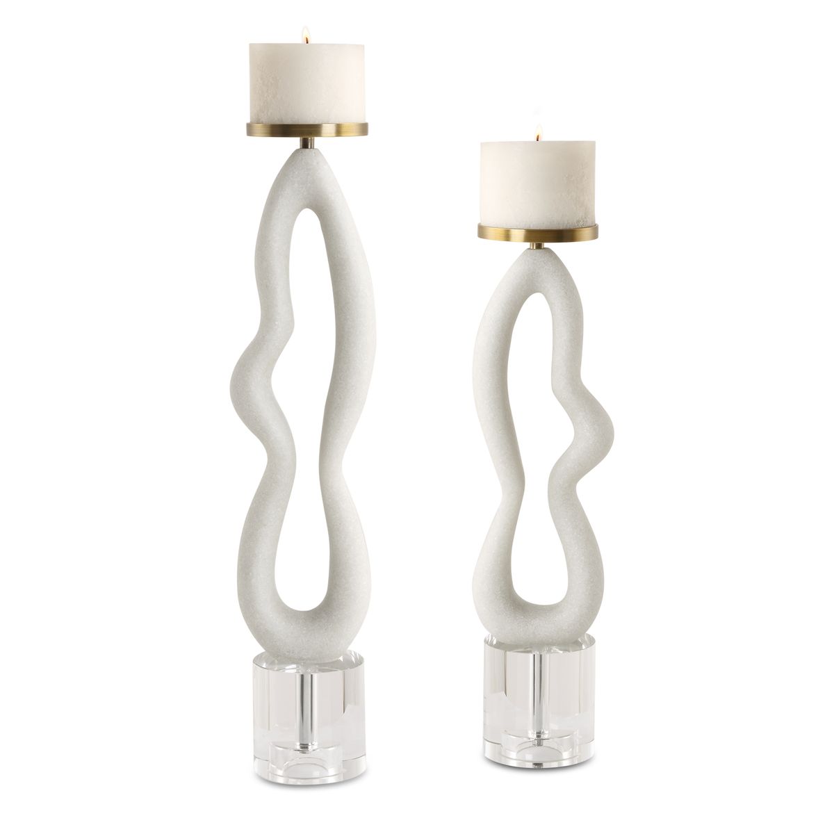 Feamelo, Candleholders, S/2 - Kings Fine Art & Decor