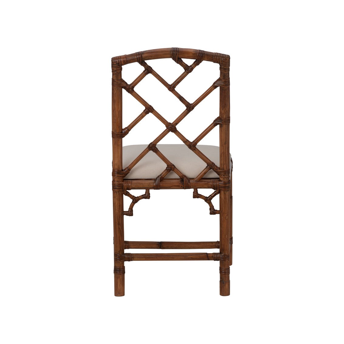 Chippendale Bamboo Chair - Brown