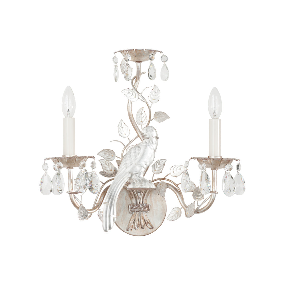Crystal Bird Sconce - Left