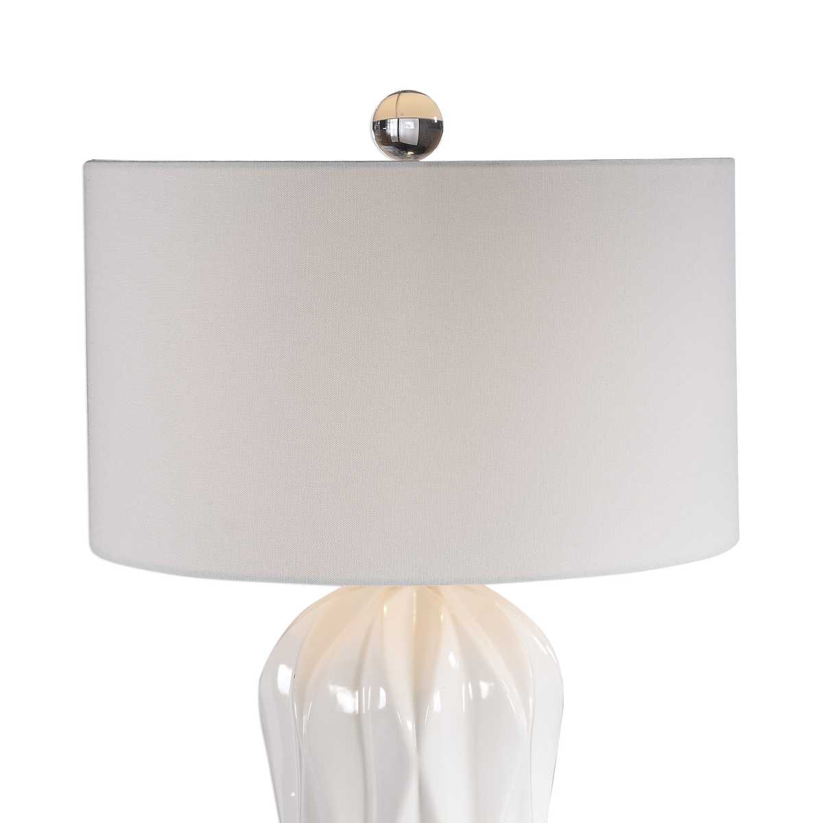 Malena Table Lamp, White
