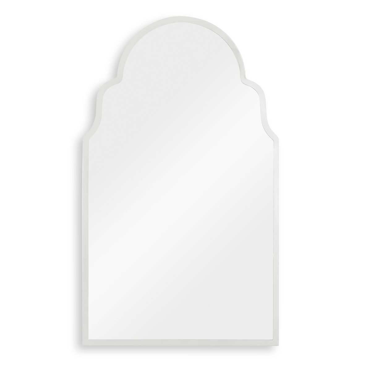 Brayden Arch Mirror, Nickel - Kings Fine Art & Decor