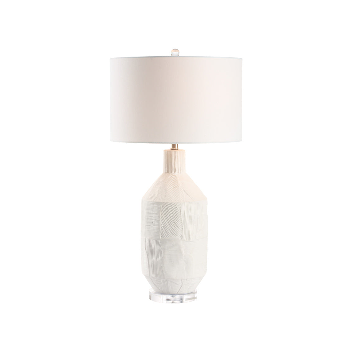 Furrow Lamp - White