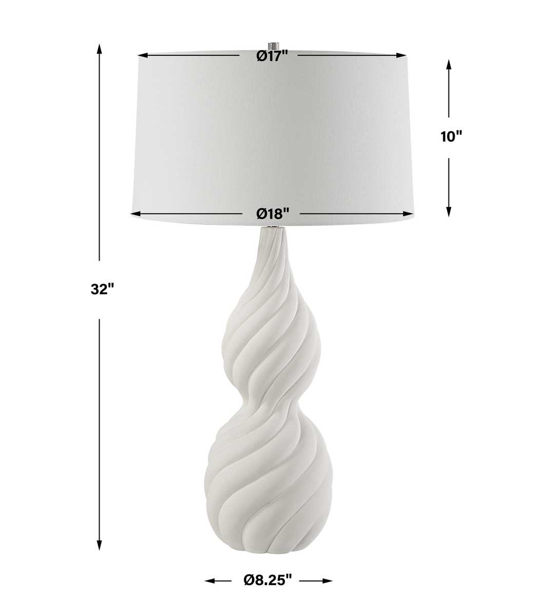 Twisted Swirl Table Lamp
