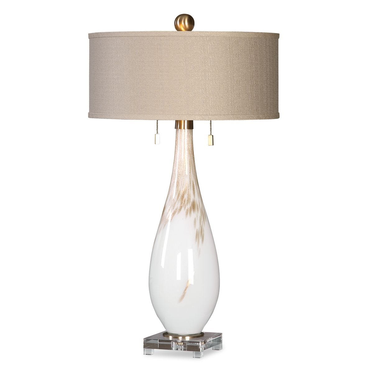 Cardoni Table Lamp, White - Kings Fine Art & Decor