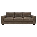DAWKINS LEATHER SOFA