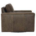 DAWKINS LEATHER SWIVEL CHAIR