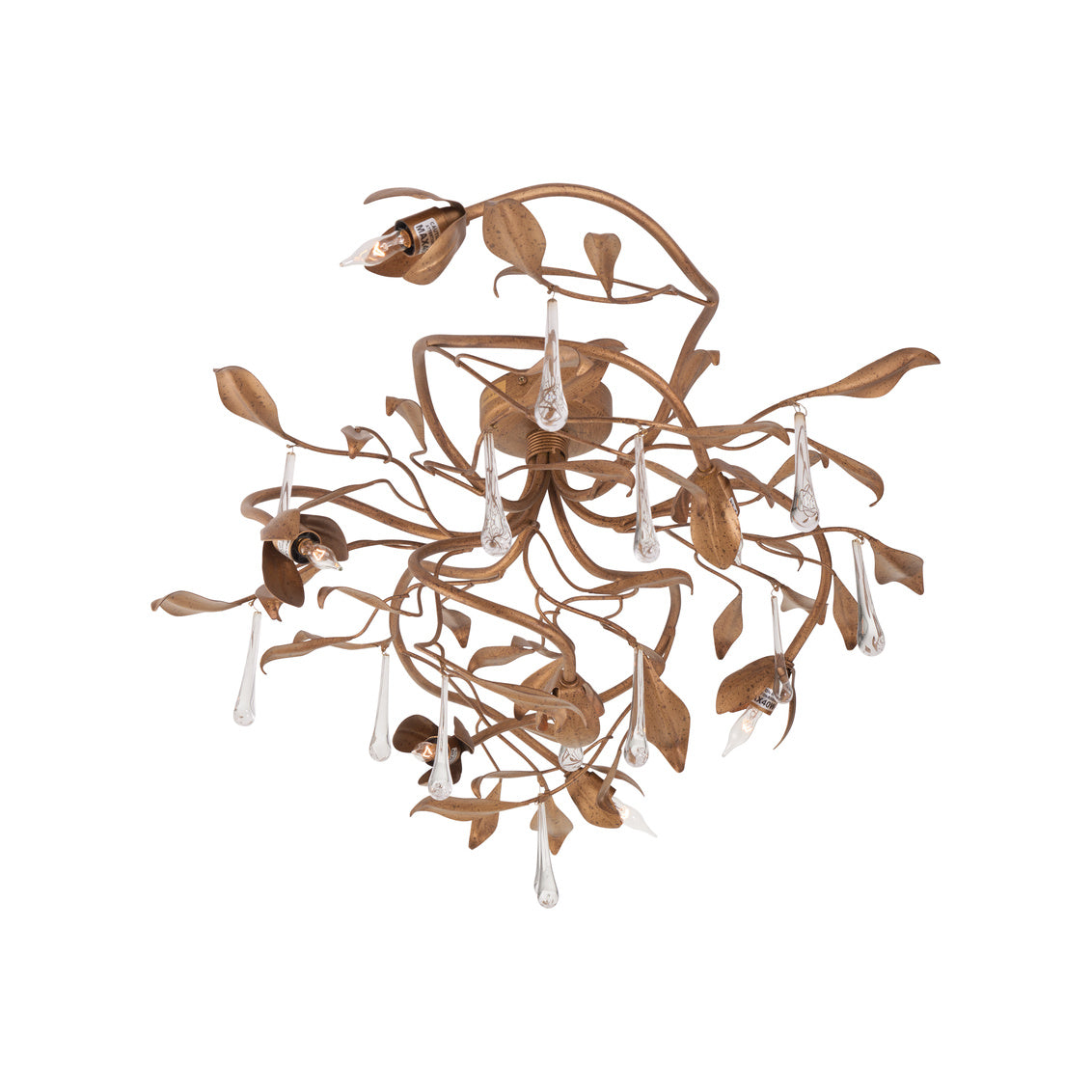 Bay Laurel Leaf Flush Mount