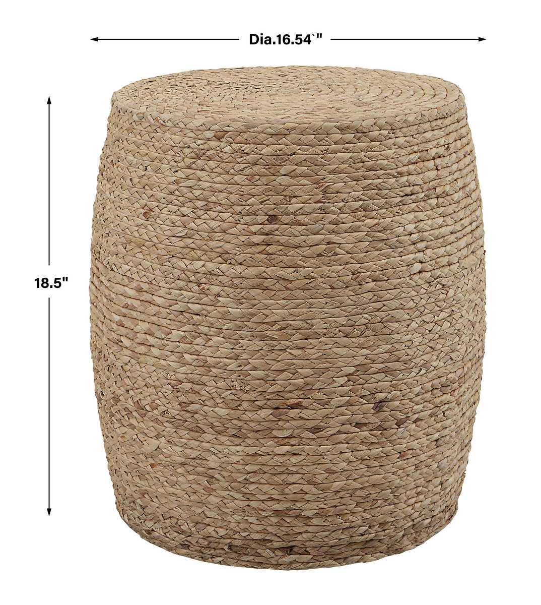 Resort Accent Stool, Natural