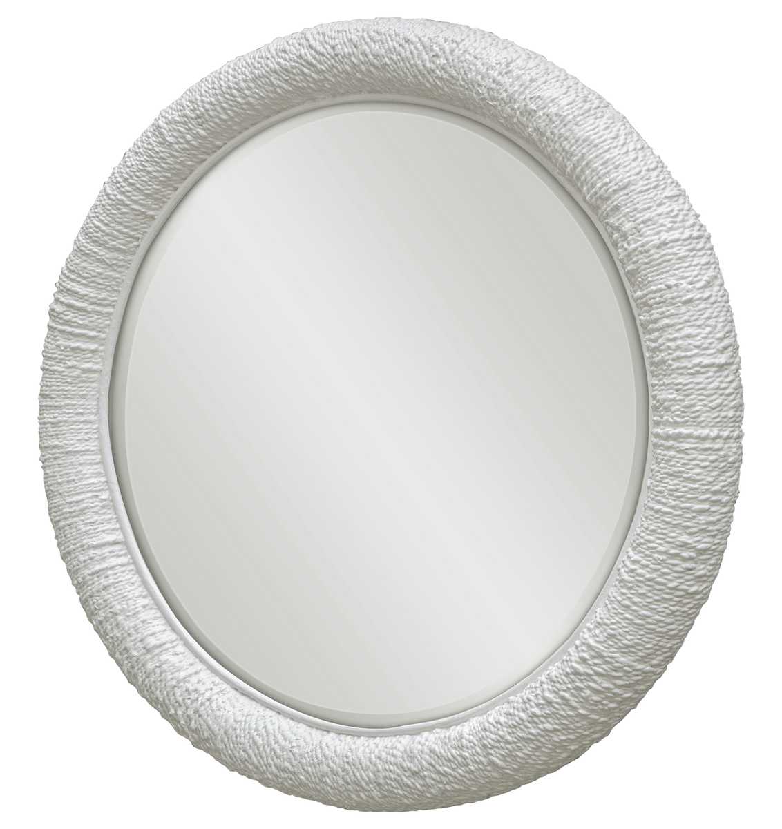 Mariner Round Mirror, White