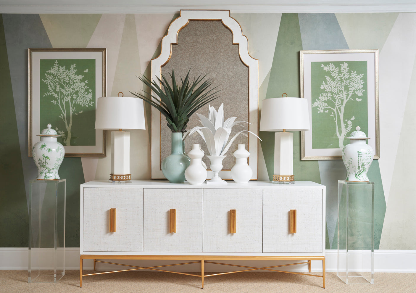 Miriam Table Lamp - White
