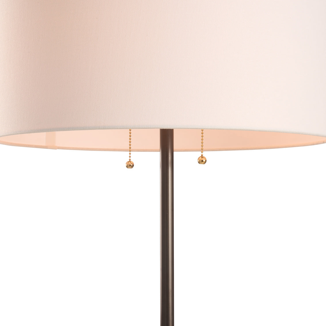 Blythwood Floor Lamp w/ Glass Table - Oil Rubbed Bronze