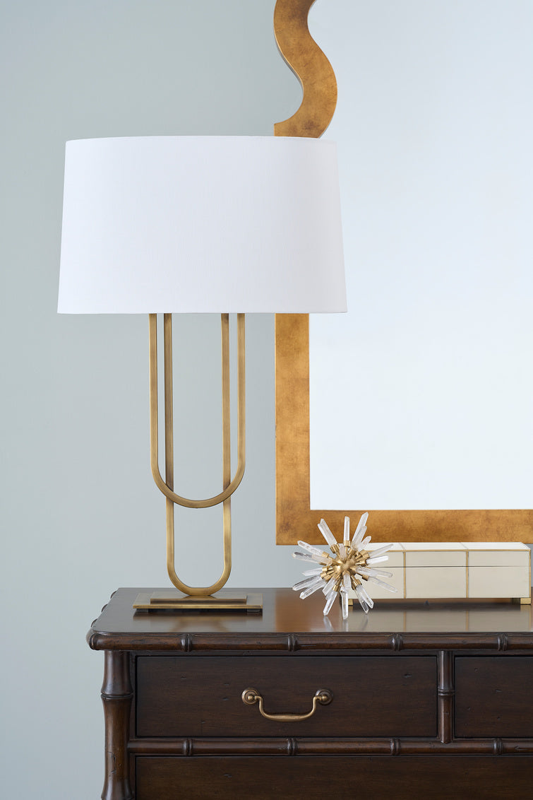 Odeon Table Lamp - Aged Brass