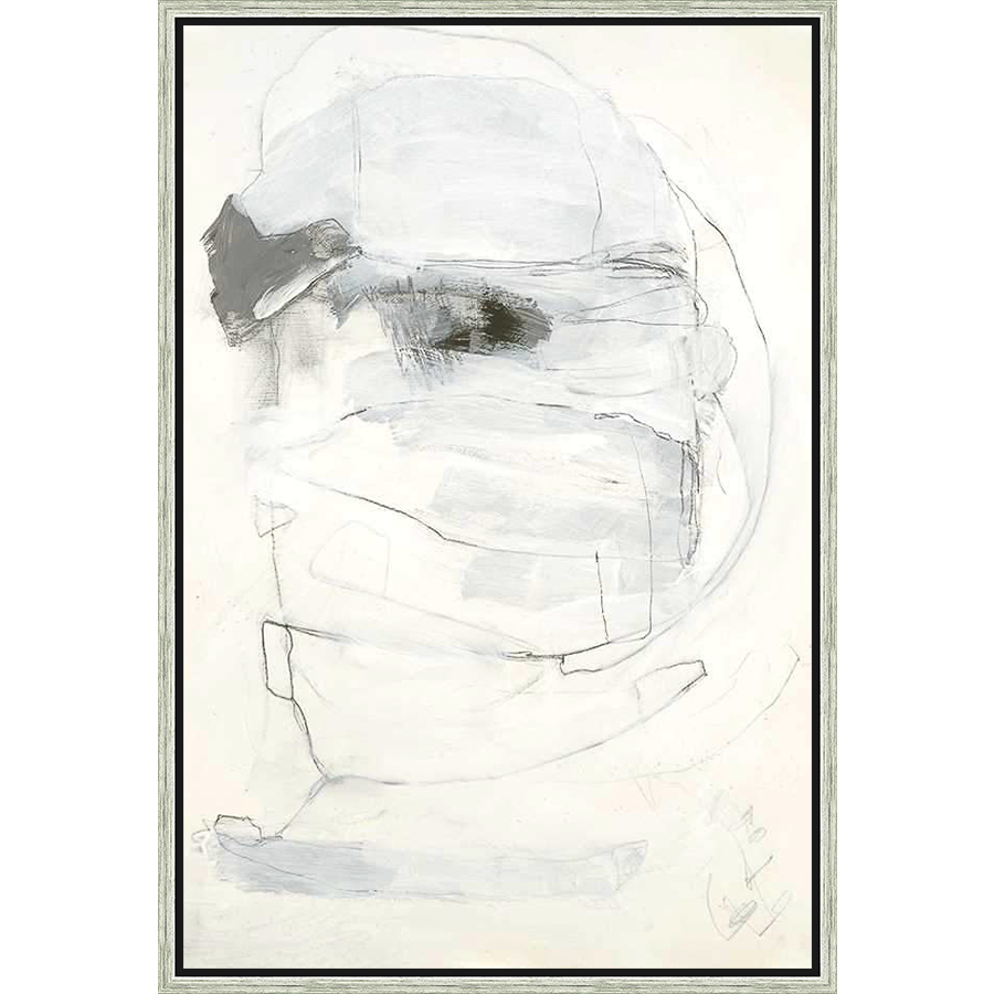 A striking abstract artwork featuring a muted palette with expressive brushstrokes and delicate line work. This piece evokes a sense of movement and depth, perfect for adding a touch of modern sophistication to any space.