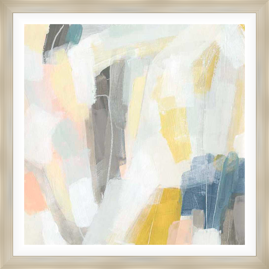 An abstract painting composed of blended brushstrokes of varying colors, this piece creates a dynamic interplay of light and texture, perfect for adding a touch of modern artistry to any space.