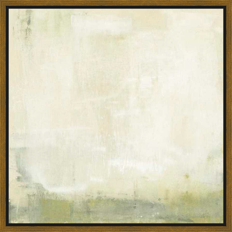 This abstract artwork is characterized by a minimalist aesthetic, featuring a blend of neutral tones that create a serene and sophisticated ambiance. Soft brushstrokes and layered textures evoke a sense of depth and subtle movement, making it a versatile piece for various interior styles.