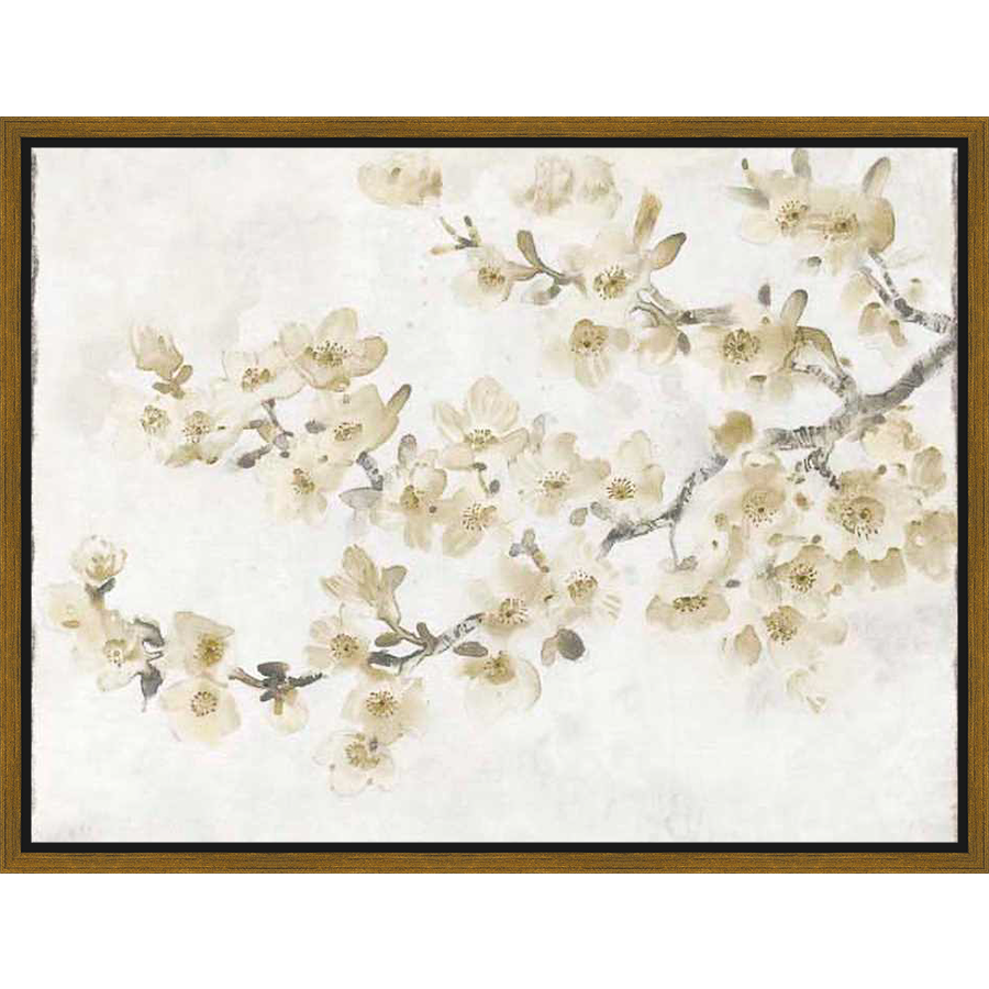 An elegant depiction of delicate blossoms, this art print captures the serene beauty of nature. The artwork features soft, muted tones and a flowing composition that evokes a sense of peace and tranquility, perfect for adding a touch of sophistication to any space.