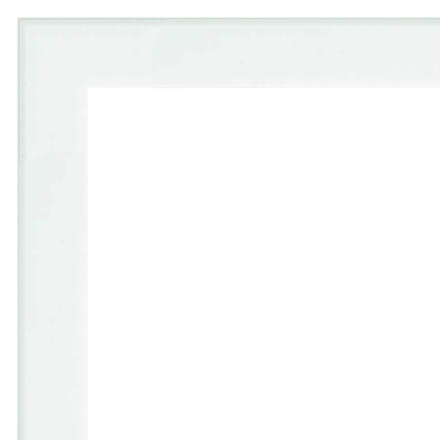 Our White Contemporary Faux Wood Picture Frame #07602