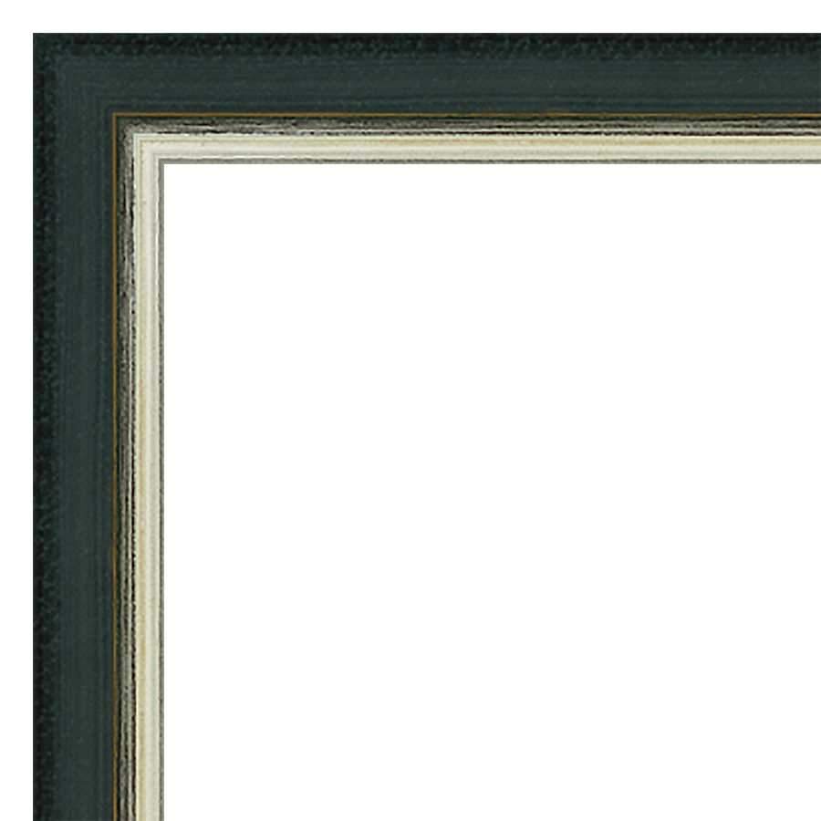 Our Mottled Black/Green Traditional Solid Wood Picture Frame #10544