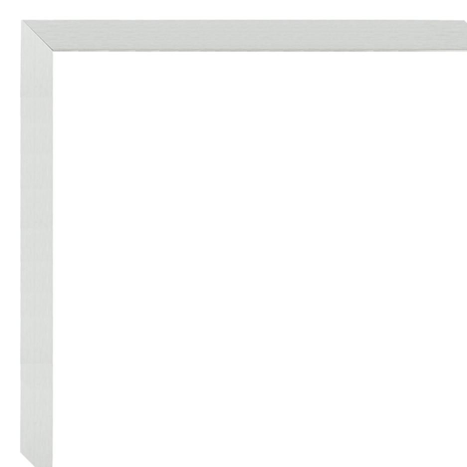 Our Brushed Aluminum Satin Contemporary Metal Picture Frame #M1291