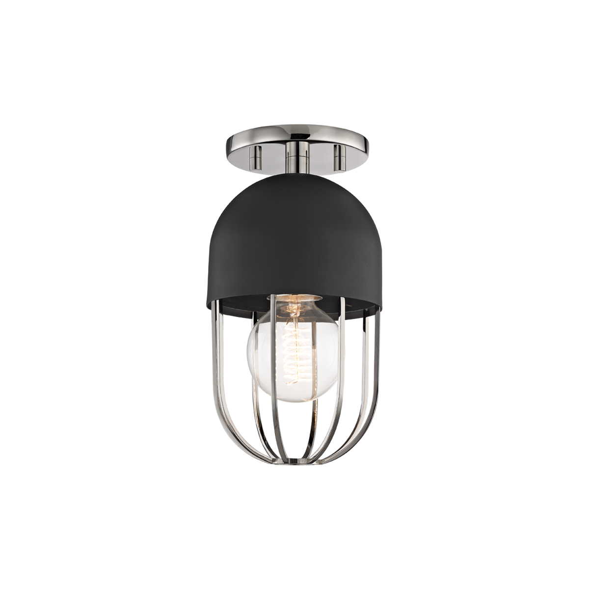 haley-semi-flush-H145601-PN/BK
