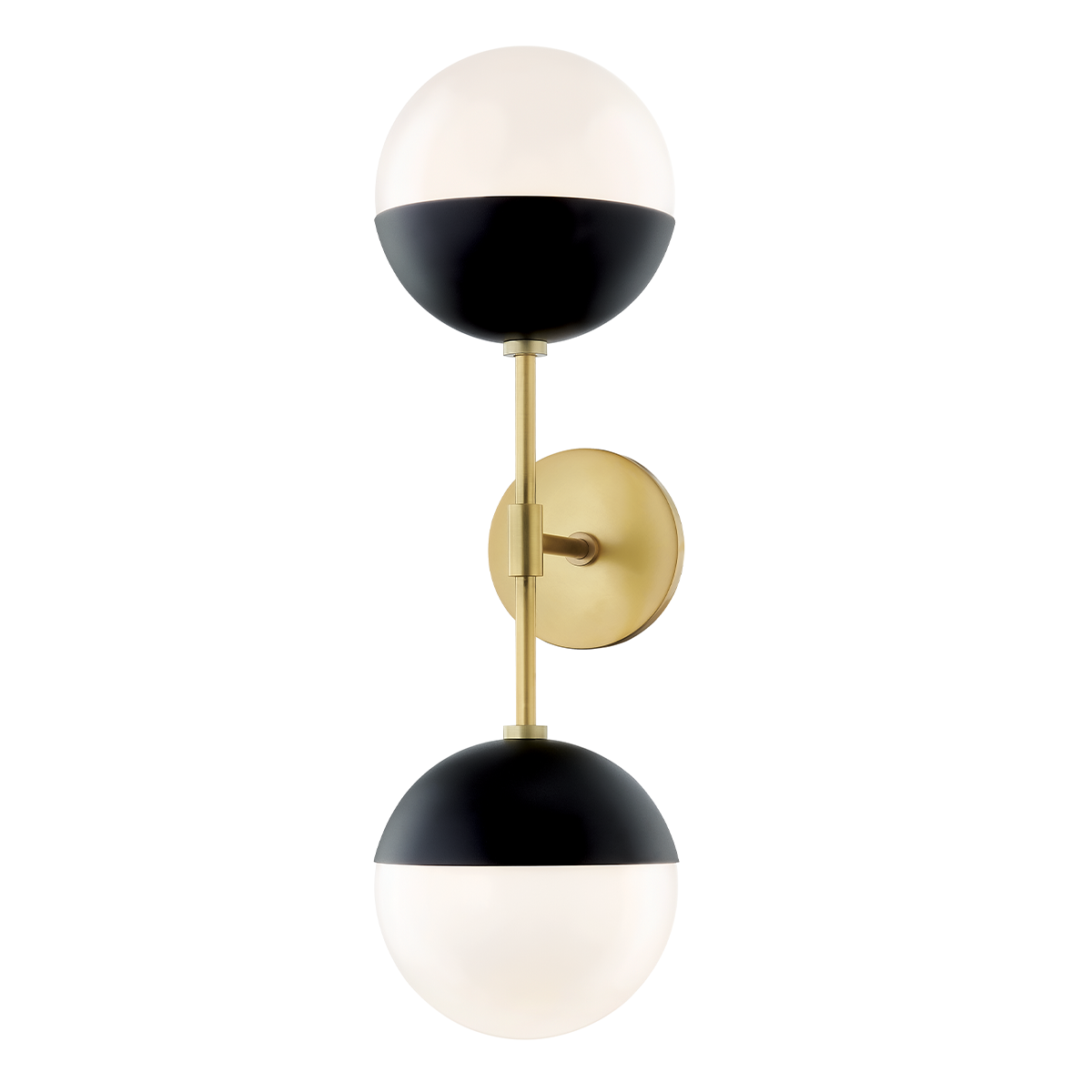 renee-wall-sconce-H344102A-AGB/BK