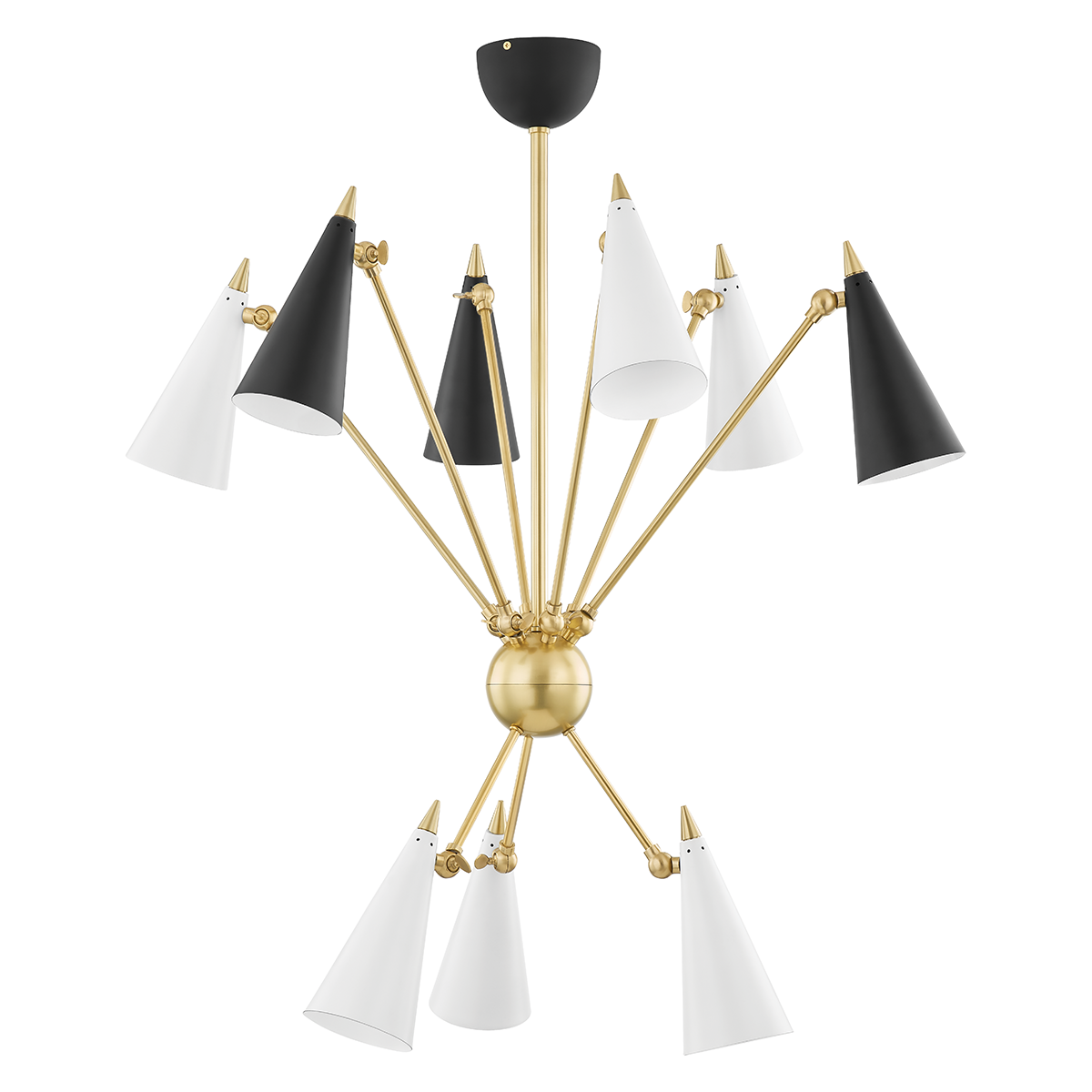 moxie-chandelier-H441809-AGB/BKWH