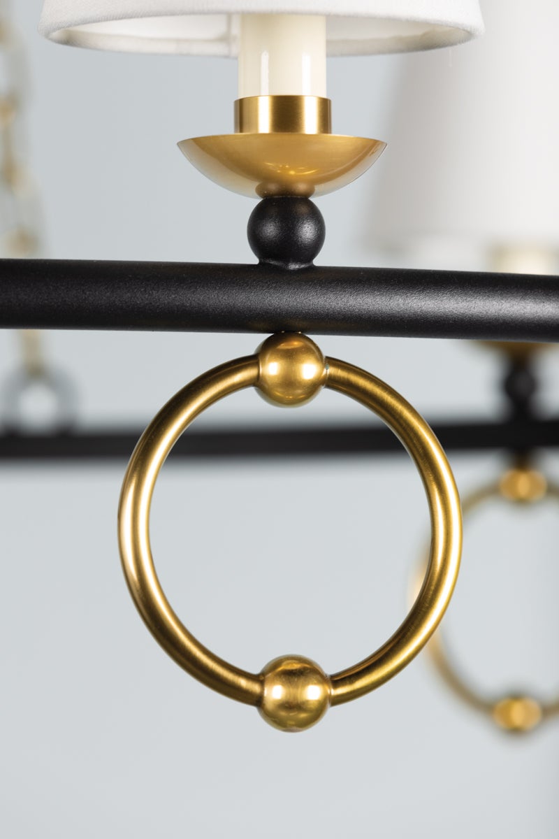 haverford-chandelier-H757806-AGB/TBK-4