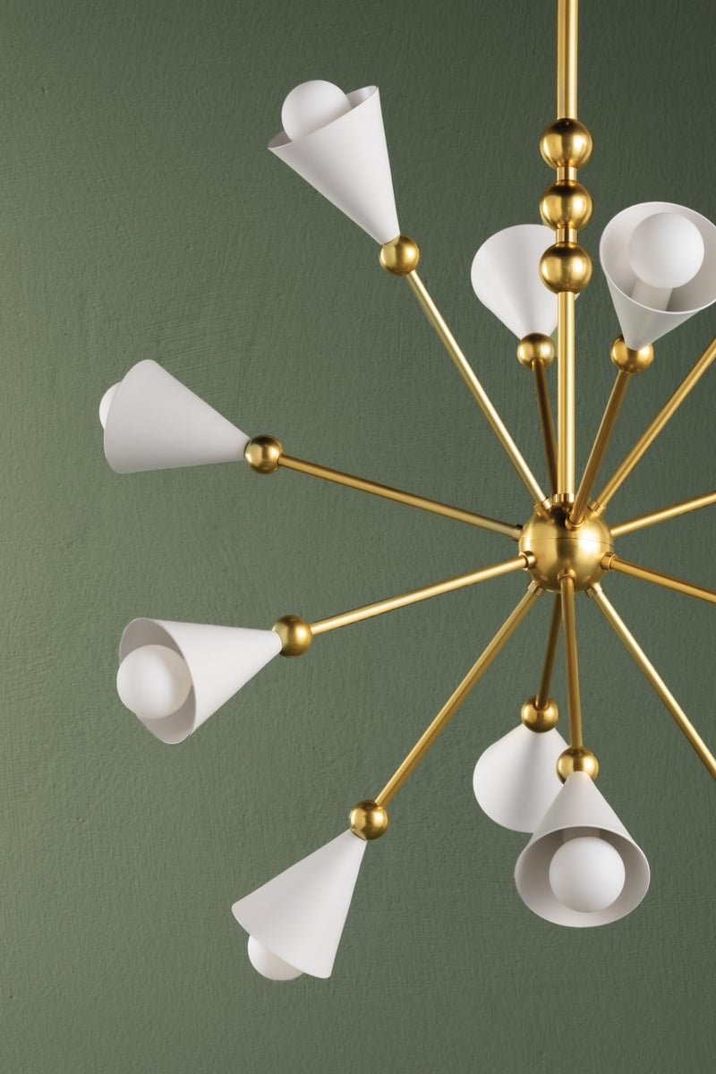 hikari-chandelier-H681812-AGB/SWH-1