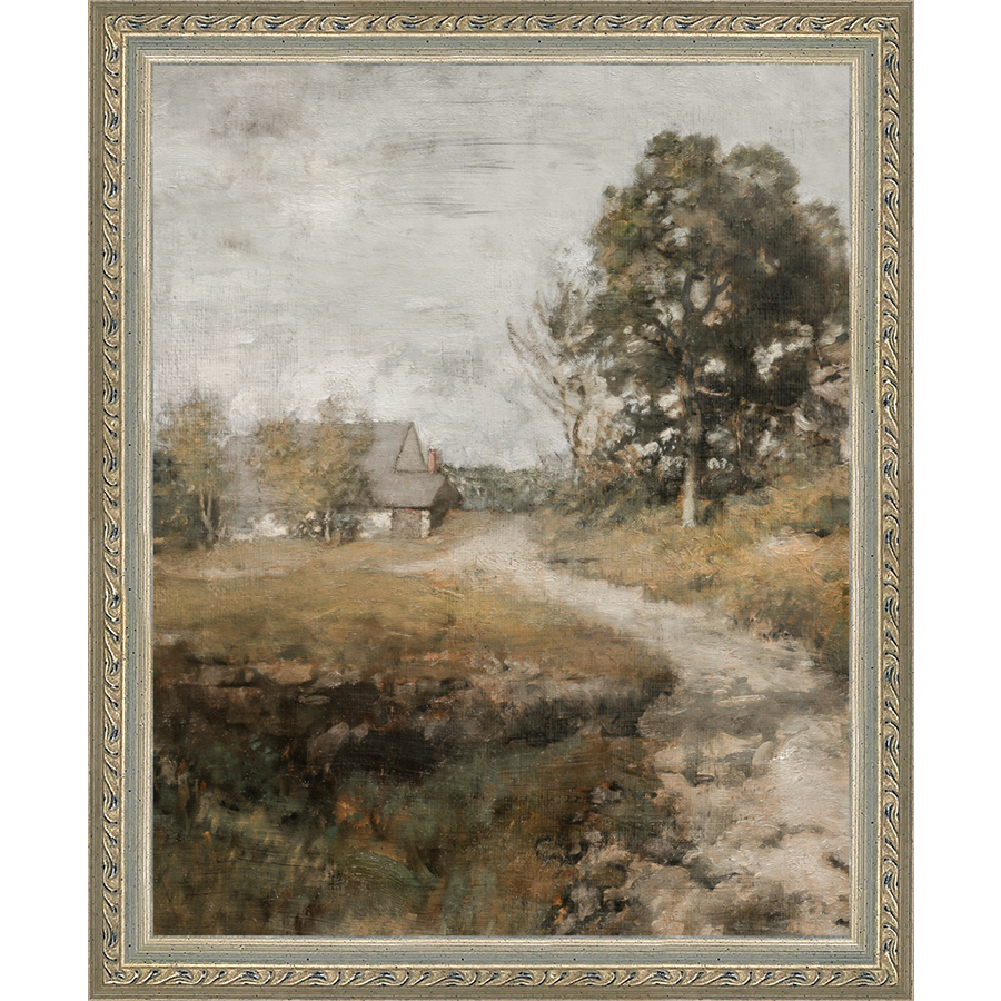 FARMHOUSE ON THE ROAD - Kings Fine Art & Decor