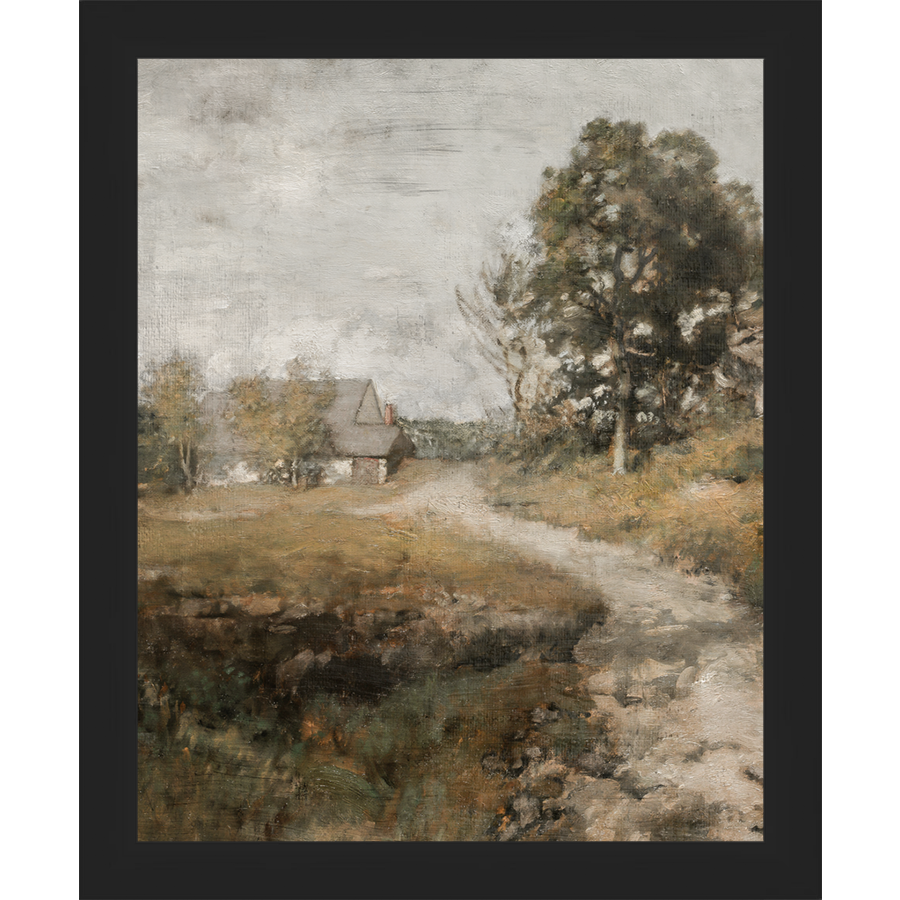 FARMHOUSE ON THE ROAD - Kings Fine Art & Decor