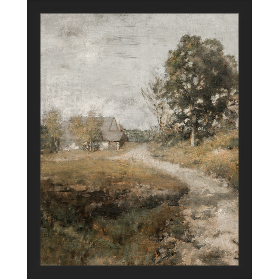 FARMHOUSE ON THE ROAD - Kings Fine Art & Decor