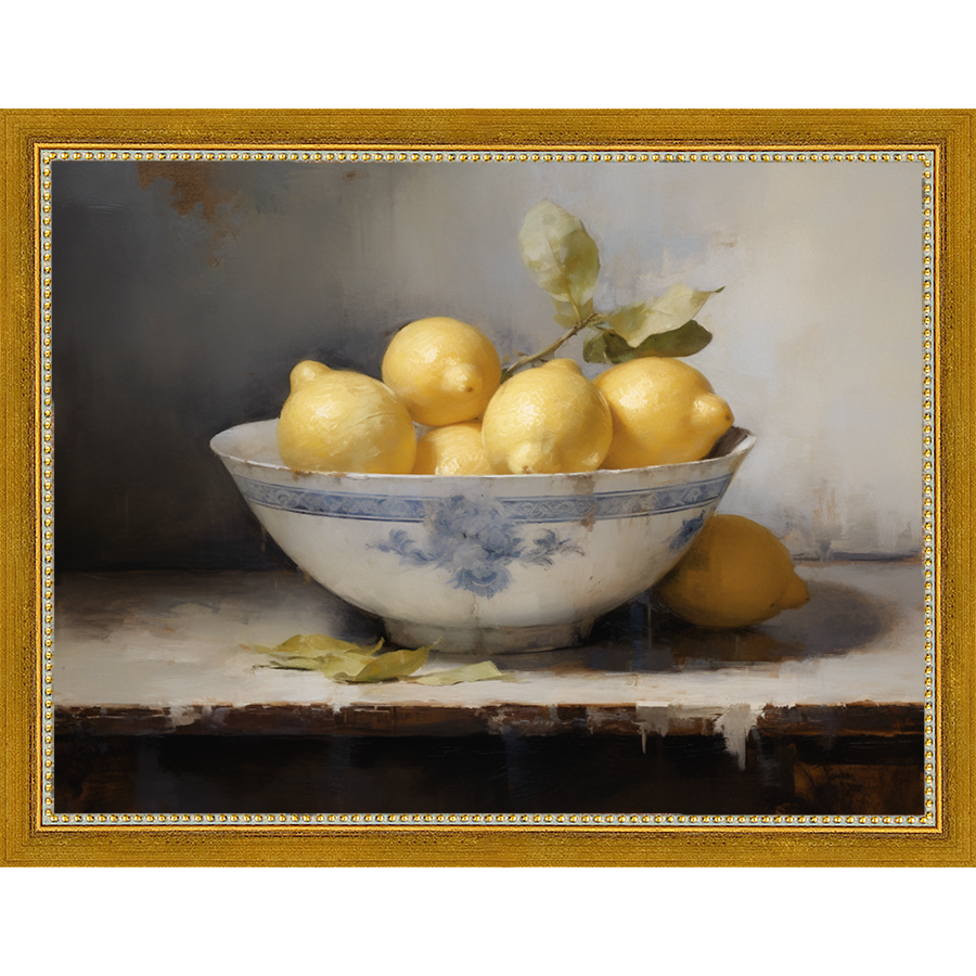 LEMONS IN BOWL - Kings Fine Art & Decor