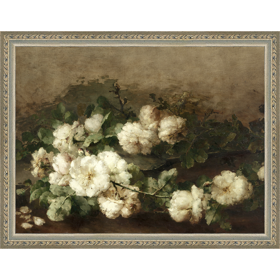 WHITE FLORAL STUDY - Kings Fine Art & Decor