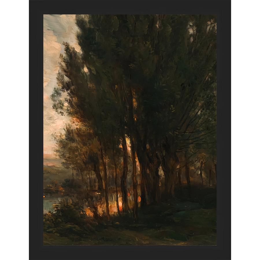 WOODS AT DUSK I DIPTYCH - Kings Fine Art & Decor