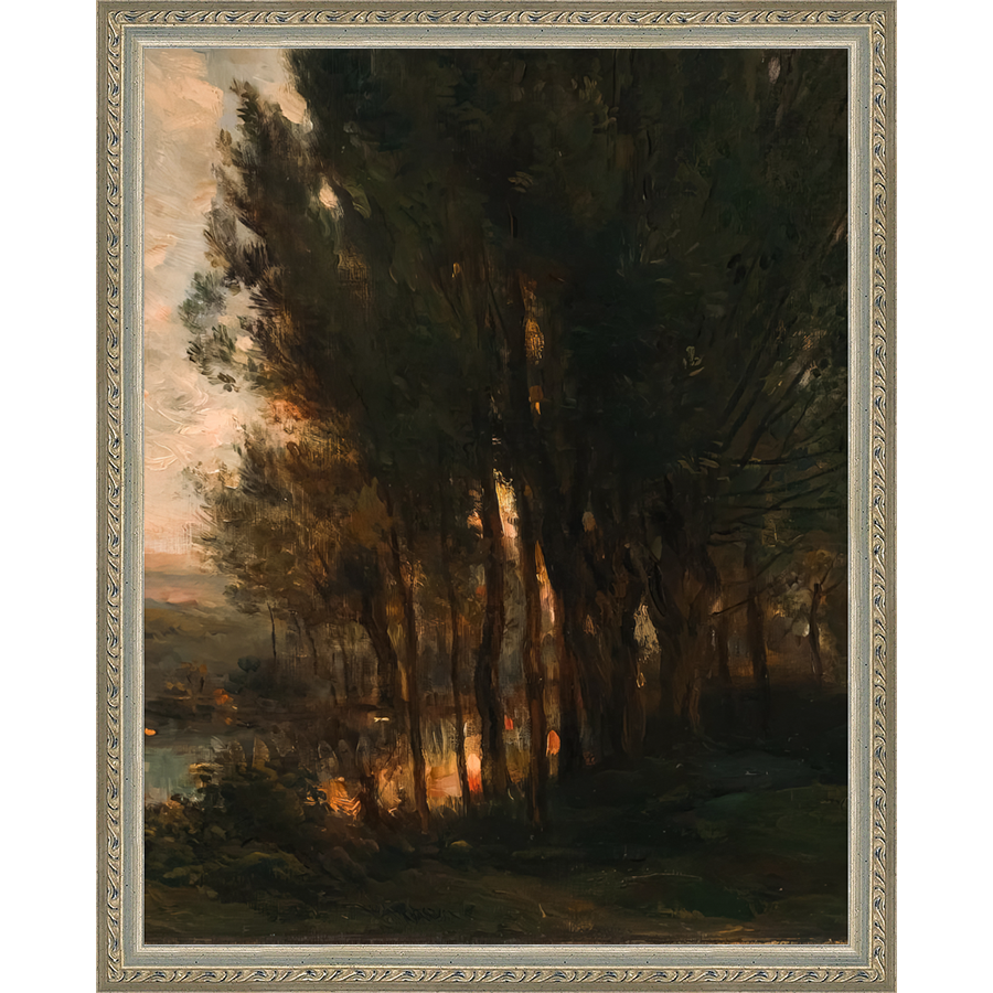 WOODS AT DUSK I DIPTYCH - Kings Fine Art & Decor