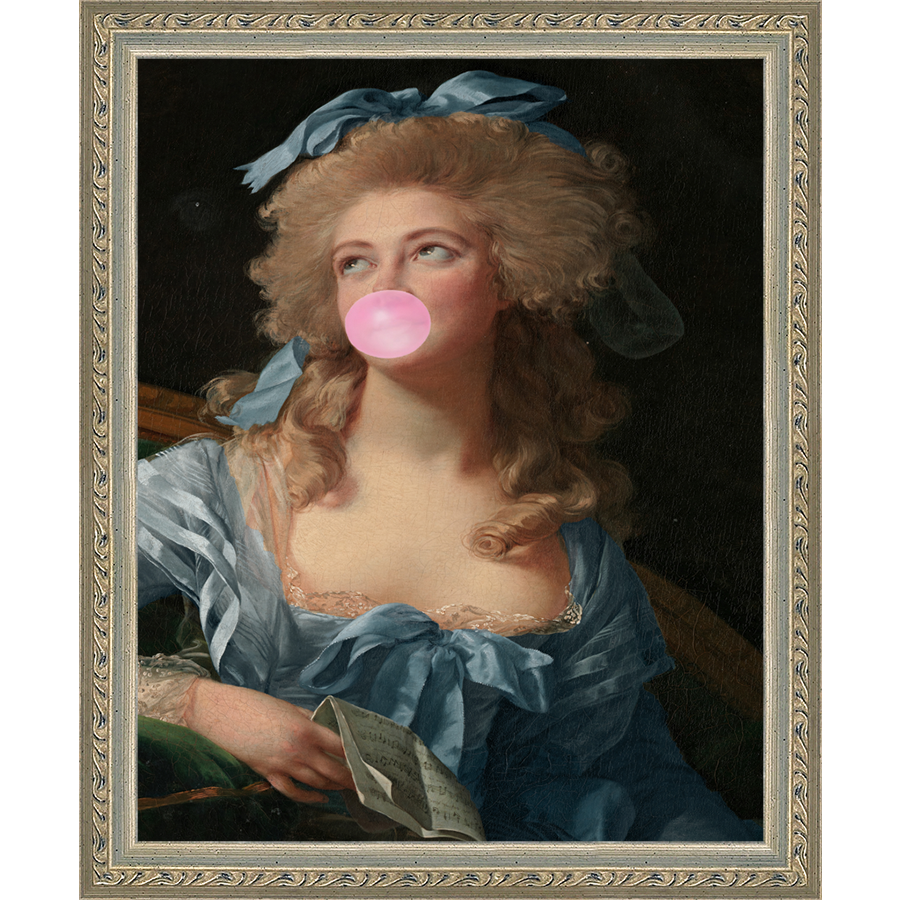 FANCIFUL ROCOCO WOMAN - Kings Fine Art & Decor