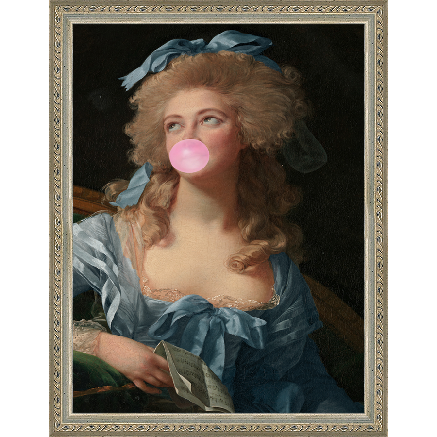 FANCIFUL ROCOCO WOMAN - Kings Fine Art & Decor