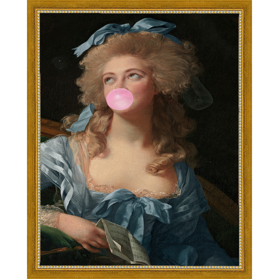 FANCIFUL ROCOCO WOMAN - Kings Fine Art & Decor