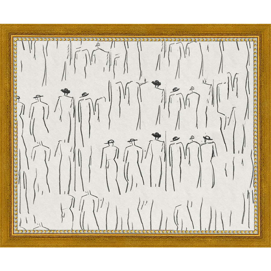 CROWD SKETCH - Kings Fine Art & Decor