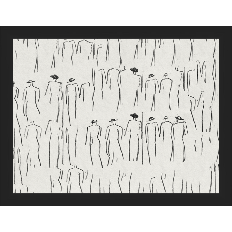 CROWD SKETCH - Kings Fine Art & Decor