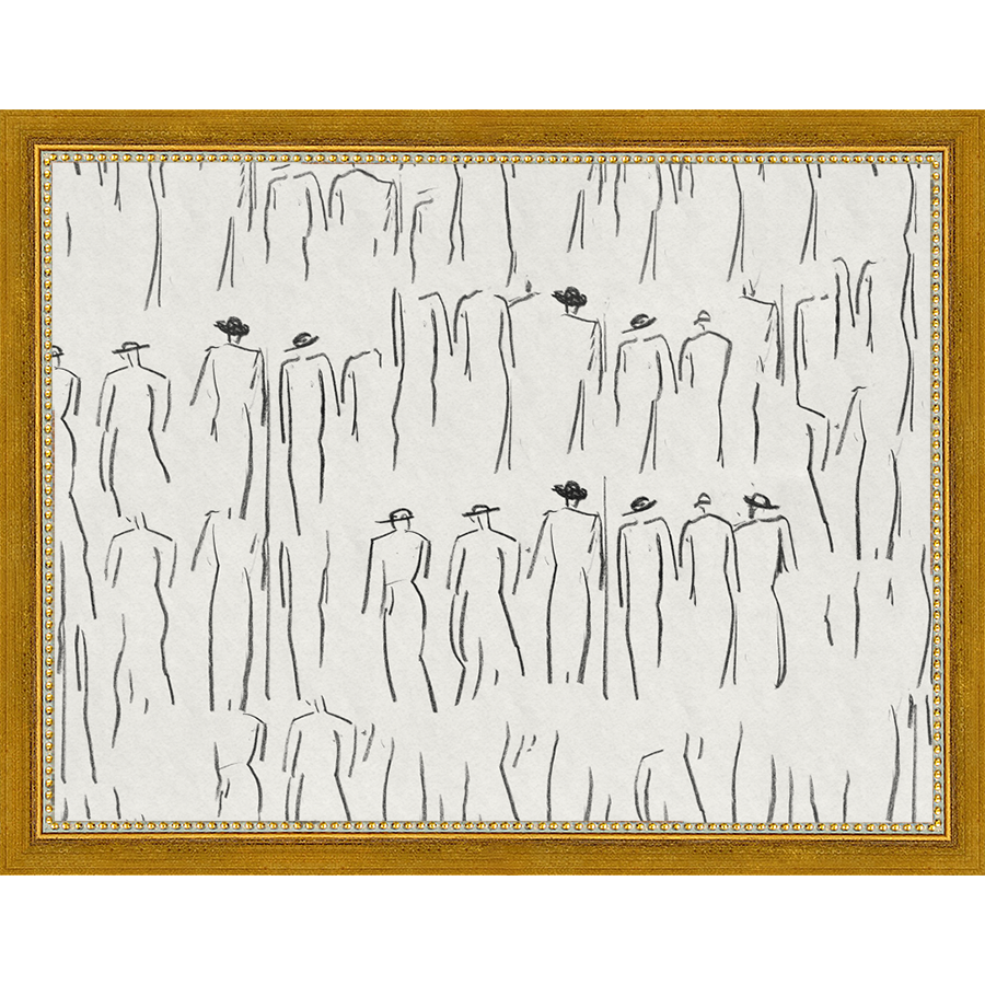 CROWD SKETCH - Kings Fine Art & Decor